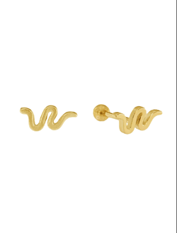 Piercing Plata Dorada Mujer PTR 48/C Serpiente