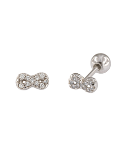 Piercing Plata Mujer PTR 54 Infinito Circonita