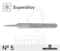 Pinzas Bergeon Acero 50069 Superalloy N°5