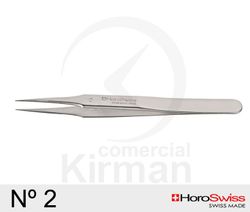 Pinzas Horoswiss Acero 50096 Antimagnética N°2