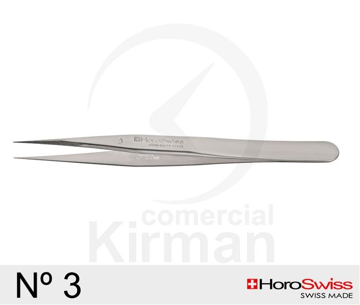 Pinzas Horoswiss Acero 50097 Antimagnetica N°3