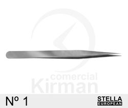 Pinzas Stella European Acero 50080 Antimagnética N°1