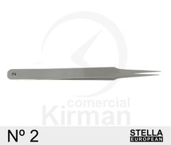 Pinzas Stella European Acero 50081 Antimagnética N°2