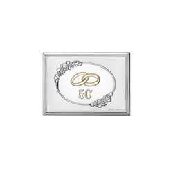 Placa Conmemorativa 18x24cm EV9265/18C Alianzas Rosas 50 Años