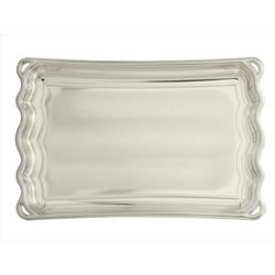 Placa Homenaje Aluminio 25x16cm P-2601/1 Bandeja Rectangular C/ Ondas