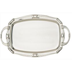 Placa Homenaje Aluminio 30x18cm P-2602/2 Bandeja C/ Asas