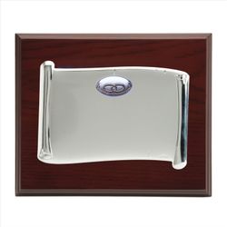 Placa Homenaje Madera-Acero Bilaminado 23x19cm P-2244/2BA Alianzas