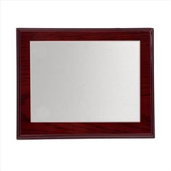 Placa Homenaje Madera-Alpaca 33x27cm P-2704/GA Lisa Brillo