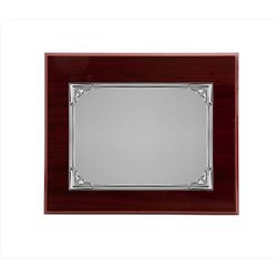 Placa Homenaje Madera-Aluminio 23x19cm P-2061/2X Detalle Esquinas