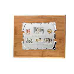 Placa Homenaje Madera-Aluminio 23x19cm P-2123/2X Pergamino Aniversario