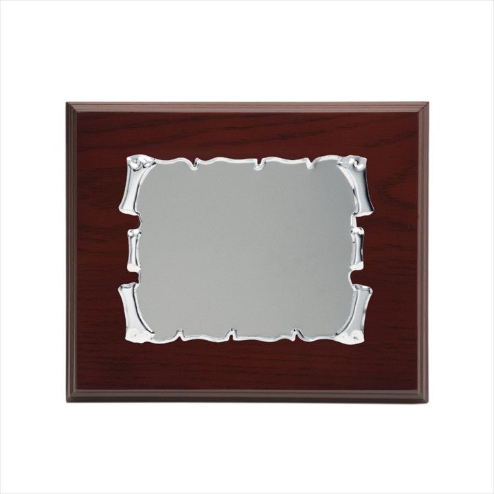 Placa Homenaje Madera-Aluminio 29x23cm P-2052/1X Pergamino