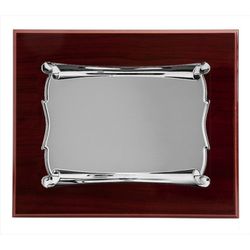 Placa Homenaje Madera-Aluminio 29x23cm P-2062/1X Pergamino