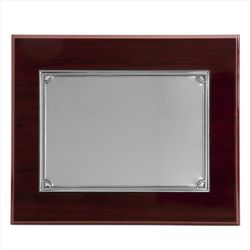 Placa Homenaje Madera-Aluminio 29x23cm P-2066/1X Detalles Esquinas