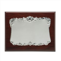 Placa Homenaje Madera-Aluminio 29x23cm P-2067/1X Estilo Clásico