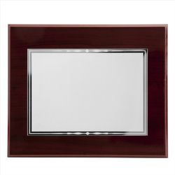 Placa Homenaje Madera-Aluminio 29x23cm P-2068/1X Detalle Bordes