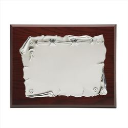 Placa Homenaje Madera-Aluminio 29x23cm P-2102/1X Pergamino