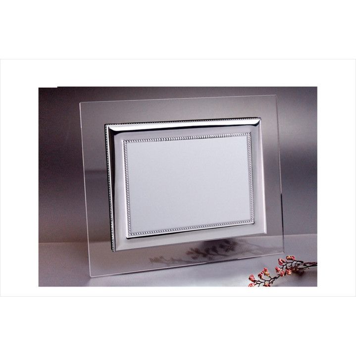 Placa Homenaje Metacrilato-Aluminio 21x17cm 431B Bordes Gruesos Detallados