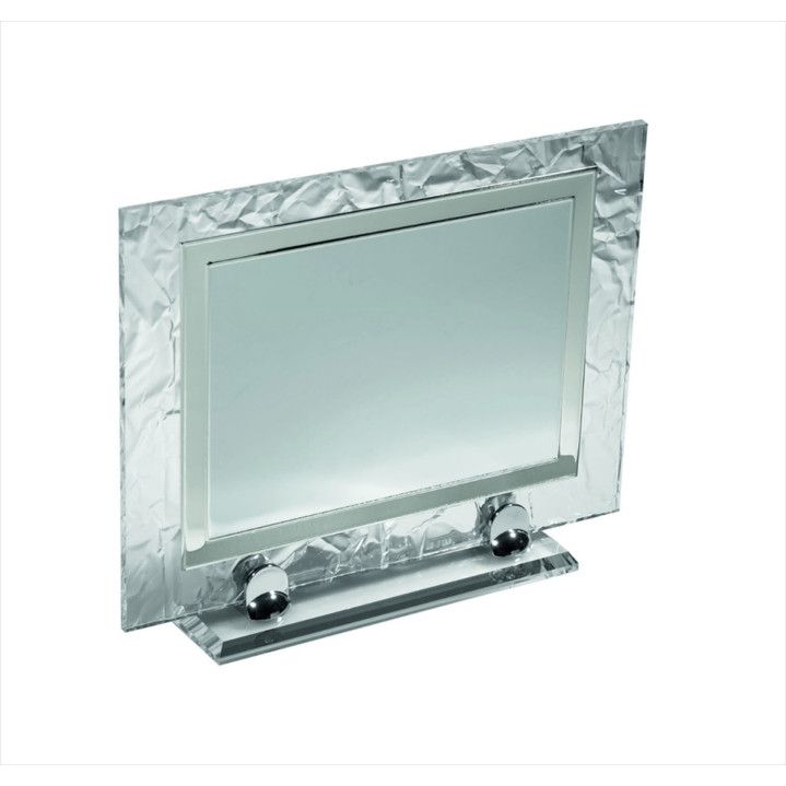 Placa Homenaje Metacrilato-Aluminio 25x21cm 870A Bordes Detallados