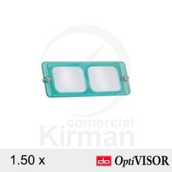 Placa Plástico Optivisor 039087/02-R Binocular 1.50x N°2