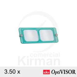 Placa Plástico Optivisor 039087/10-R Binocular 3.50x N°10