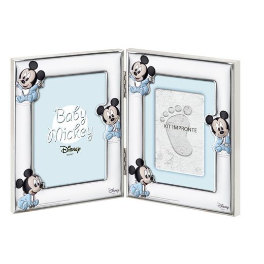 Double Photo Frame Baby Mickey Footprint D541/3LC 15x20 Disney
