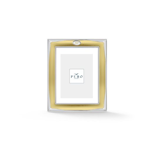 Moldura Aniversário 20x25cm PU8334/20 Alianças 50 Anos Linha Golden Rea