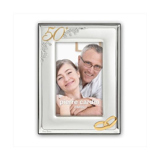 Pierre Cardin 13x18mm Photo Frame PT5297/3 50 Years Wedding Rings