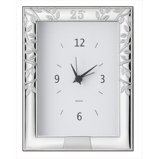 Cadre Photo Horloge Anniversaire 9x13cm EV9090/ORV Alliances Arbre de Vie 25 Ans