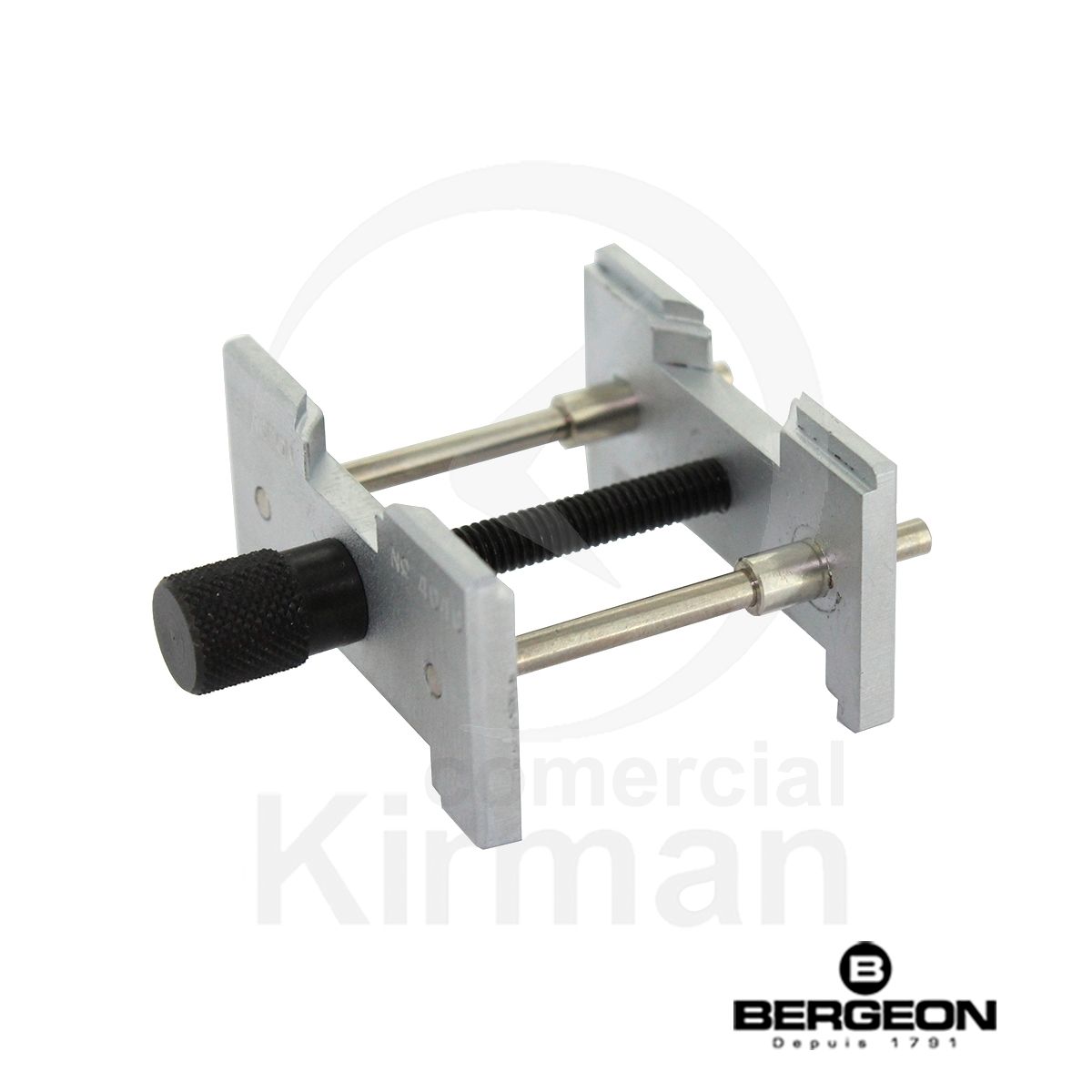 Portamáquina Bergeon Acero 48057 Reversible Calibres 3 3/4 a 11