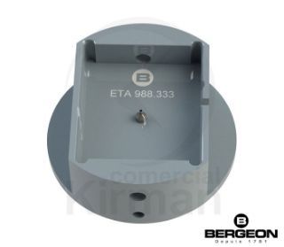 Portamáquina Bergeon Aluminio 48151 Para Colocar Agujas ETA 901 988.333