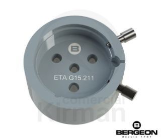 Portamáquina Bergeon Aluminio 48155 Para Colocar Agujas ETA G15.211