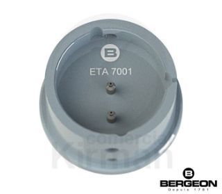 Portamáquina Bergeon Aluminio 48156 Para Colocar Agujas ETA 7001