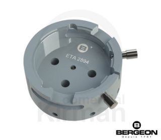 Portamáquina Bergeon Aluminio 48158 Para Colocar Agujas ETA 2894-2