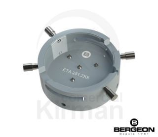 Portamáquina Bergeon Aluminio 48159 Para Colocar Agujas ETA 251.2xx