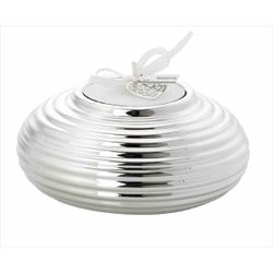 Portavelas 10x5cm Latón 2202-03 Plateado