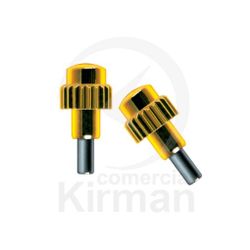 Pulsador Reloj Acero Dorado 239011 C. Botón Diámetro 2,50mm x (T 400mm L 7,30mm)