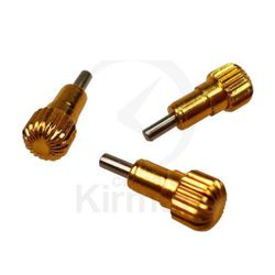 Pulsador Reloj Acero Dorado 239019 C. Botón Diámetro 2,50mm x (T 400mm L 6,20mm)