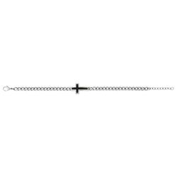 Pulsera Acero Argyor-MRM (AC)403324 Cruz Negra
