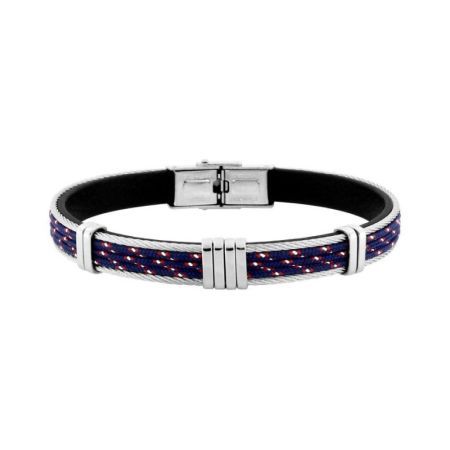 Pulsera Acero Argyor-MRM (AC)403326 Cuerda Azul