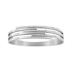 Pulsera Acero Argyor-MRM (AC)403355 Aro Rigido Con Circonitas