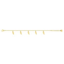 Pulsera Acero Argyor-MRM  (AC)403394 Eslabones Con PlumasColgantes