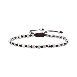 Pulsera Acero Argyor-MRM  (AC)403402 Macramé Marrón Con Piedras