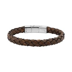 Pulsera Acero Argyor-MRM  (AC)403425 Trenzada Marrón