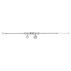 Pulsera Acero Argyor-MRM  (AC)403445 Malla Con Charms Arboles