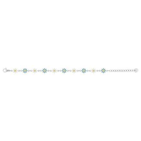 Polsera Acer Argyor-MRM (AC)403490 Baules Amb Flors Blanques i Blaves
