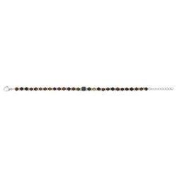 Pulsera Acero Argyor-MRM (AC)403492 Eslabones Con Piedras