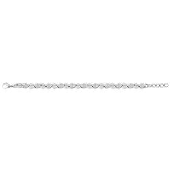 Pulsera Acero Argyor MRM (AC)403A07 Eslabones En Brillo