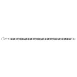 Pulsera Acero Argyor MRM (AC)403A08 Eslabones En Brillo