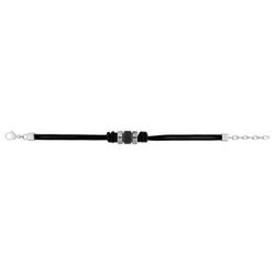 Pulsera Acero Argyor-MRM  (AC)431250B Cuerda Negra