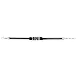 Pulsera Acero Argyor-MRM  (AC)431251B Cuerda Negra